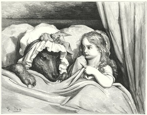 Gustave Doré "Caperucita Roja"