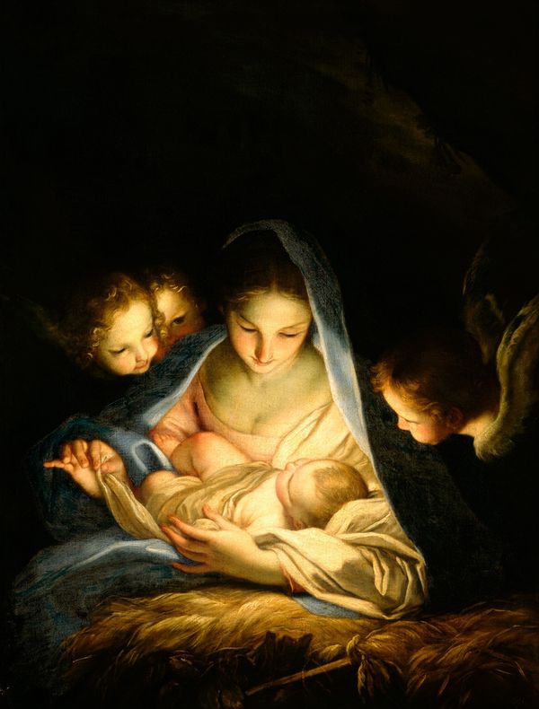 «La Noche Santa» (La Natividad), de Carlo Maratta