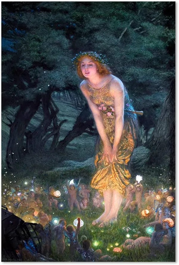 Ilustración de Edward Robert Hughes Ilustración de Edward Robert Hughes
